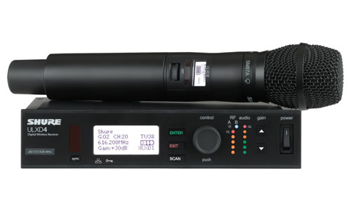 Wireless microphone system to hire in London